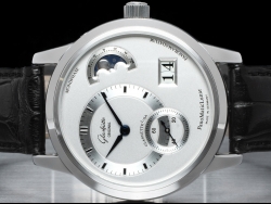 Glashutte Original PanoMaticLunar Moon Phases Silver Dial 1-90-02-42-32-61